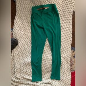 Kelly green (dark) leggings from Crewcuts, size 10